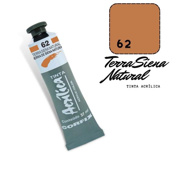 Imagem de Tinta Acrílica 37ml 062 Terra Siena Natural Corfix