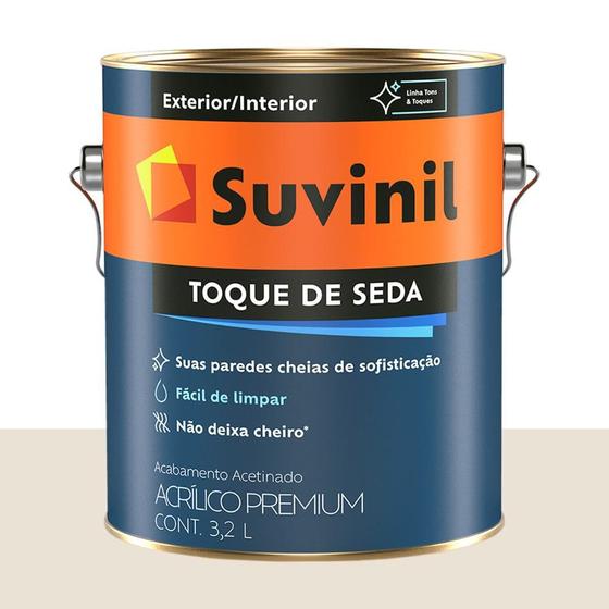 Imagem de Tinta Acrílica Acetinada Suvinil Algodão Egípcio 3,2 L