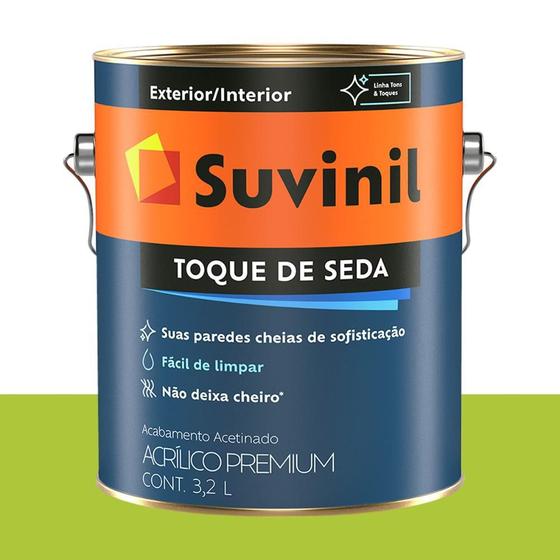 Tinta Acrílica Acetinada Suvinil Verdeabacate 3,2 L Tinta para