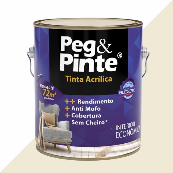 Tinta Acrilica Anti Mofo Sem Cheiro Para Parede 3,6L - Eucatex Menor preço em Tinta Acrilica Anti Mofo Sem Cheiro Para Parede 3,6L - Eucatex