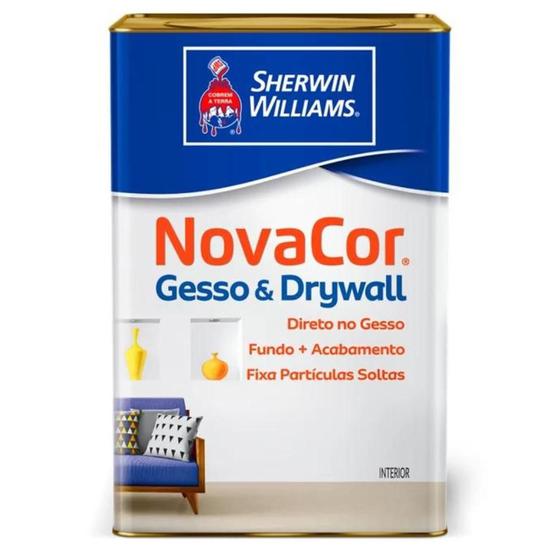 Imagem de Tinta Acrílica Branco 18 Litros Gesso &amp Drywall Novacor - Sherwin williams