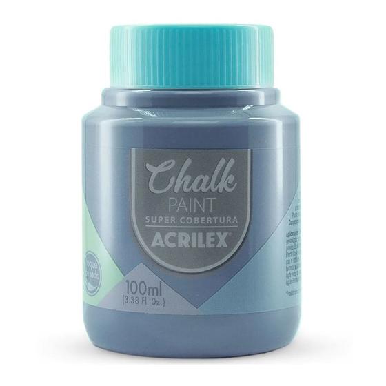 Imagem de Tinta Acrílica Chalk Paint 100ml Acrilex Tempestade 877