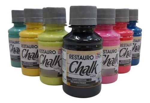 Imagem de Tinta Acrilica Chalk Restauro 100 Ml True Colors- Div. Cores