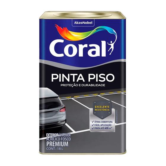 Imagem de Tinta Acrílica Coral Pinta Piso 18l Cores