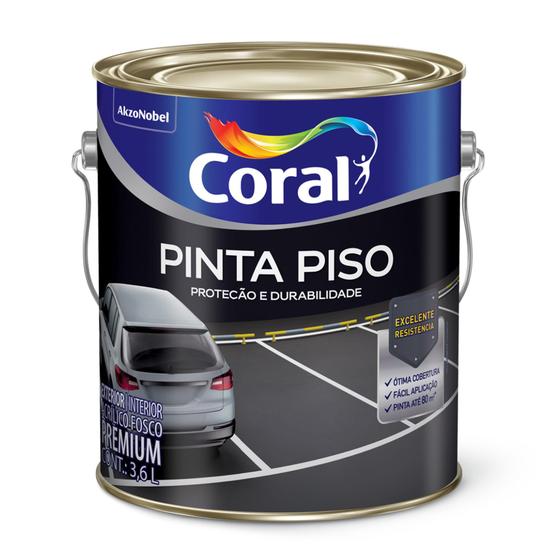 Imagem de Tinta Acrílica Coral Pinta Piso 3,6l Cores