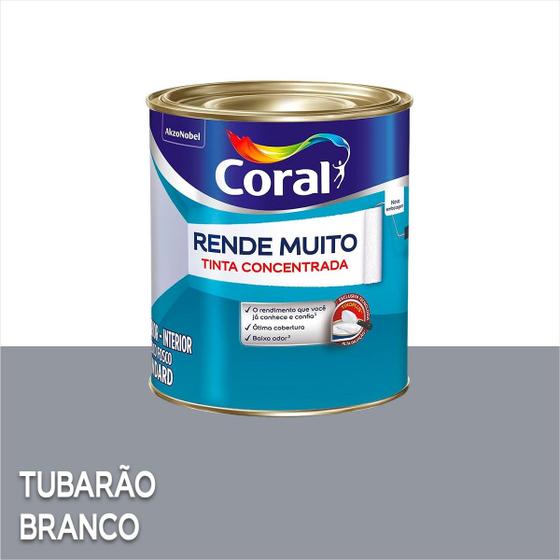 Imagem de Tinta Acrílica Coral Rende Muito Standard Fosco 800ml