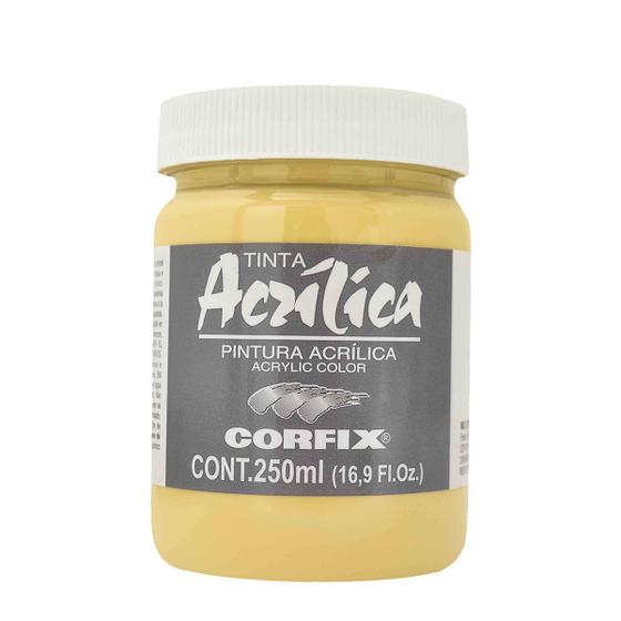 Imagem de Tinta Acrílica Corfix 250ml Cor Amarelo Pele 76 G1