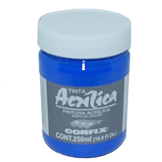 Imagem de Tinta Acrílica Corfix Azul Cobalto 250ml