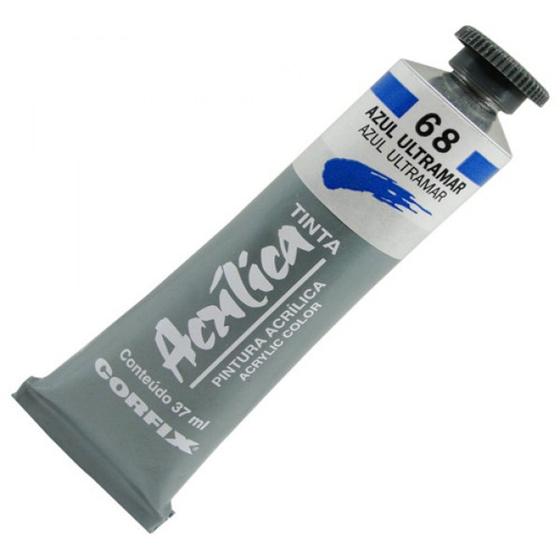 Imagem de Tinta Acrílica Corfix Azul Ultramar 37ml