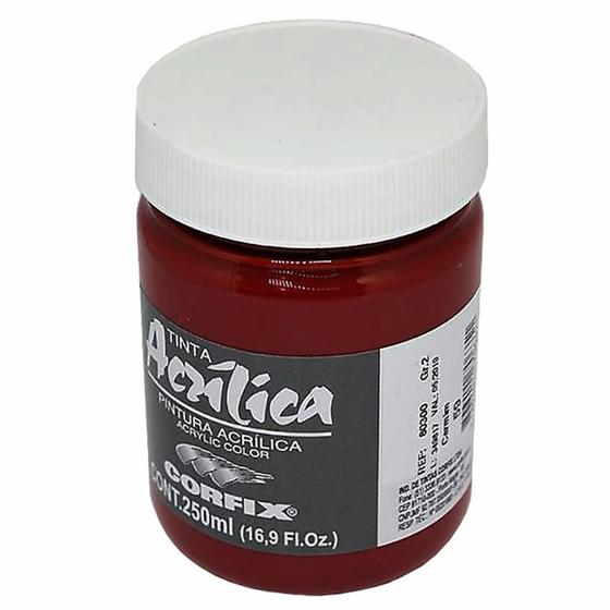 Imagem de Tinta Acrílica Corfix Carmim 250ML