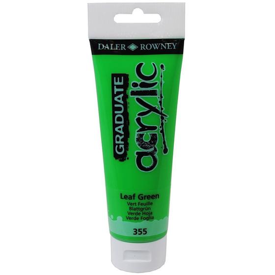 Imagem de Tinta Acrílica Daler Rowney Graduate 355 Leaf Green 120 ml 123120355