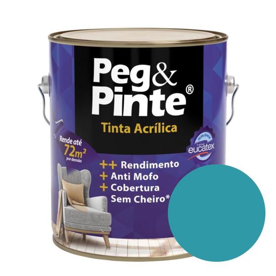 Imagem de Tinta Acrílica Eucatex Peg & Pinte 3,6 Litros