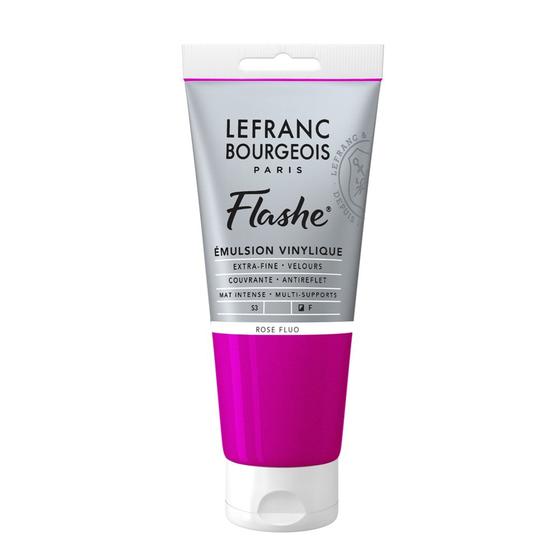 Imagem de Tinta Acrílica Flashe Lefranc 80ml S3 408 Fluorescent Pink