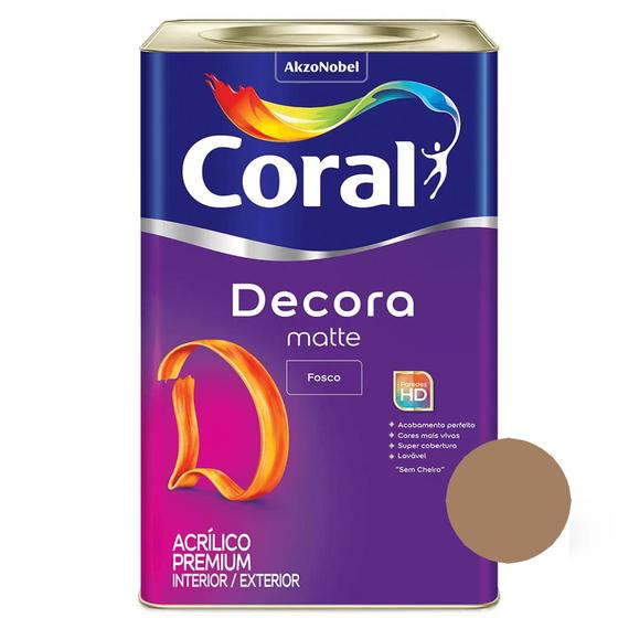 Imagem de Tinta Acrílica Fosca Decora Matte Premium Creme Bruleé - Coral