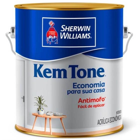 Imagem de Tinta Acrílica Fosca Kem Tone Palha 3,6 Litros - 2722001 - SHERWIN WILLIAMS