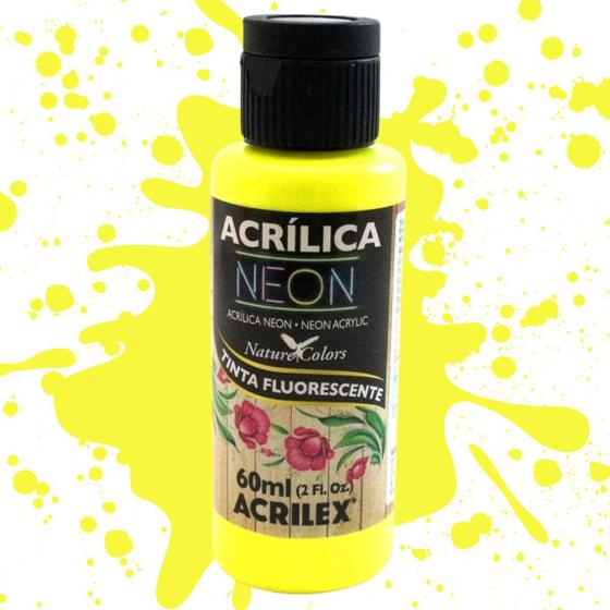 Imagem de Tinta Acrílica Fosca Neon Acrilex 60 ml - 03960