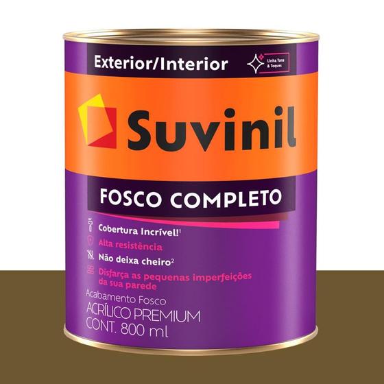 Imagem de Tinta Acrílica Fosca Suvinil Azeitona Verde 800 ml