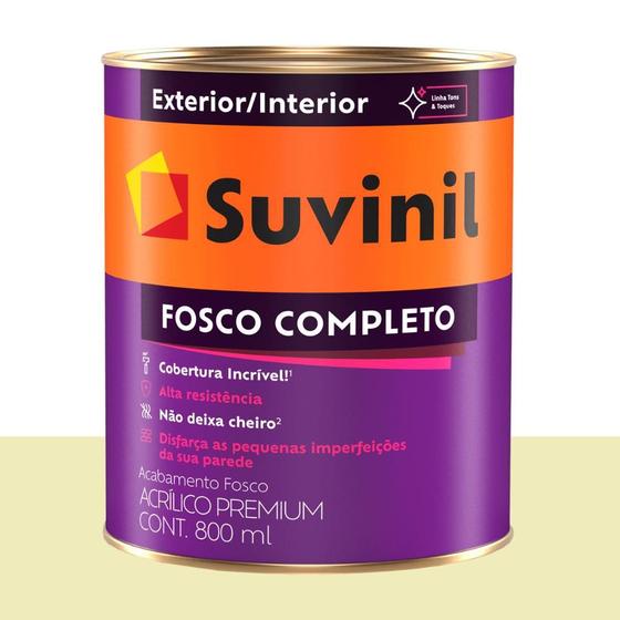 Tinta Acrílica Fosca Suvinil Bem Te Vi 800 ml - Tinta para Parede ...
