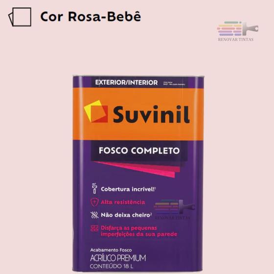 Imagem de Tinta Acrílica Fosco Completo 18l Suvinil - Cores