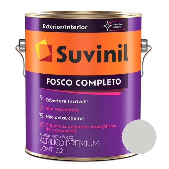 Tinta Acrílica Fosco Completo Névoa da Manhã Premium Suvinil Menor preço em Tinta Acrílica Fosco Completo Névoa da Manhã Premium Suvinil