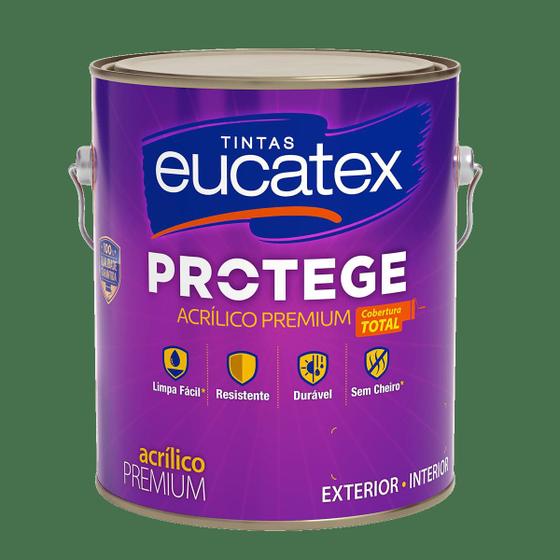 Tinta Acrílica Fosco Protege Branco Premium Eucatex Menor preço em Tinta Acrílica Fosco Protege Branco Premium Eucatex