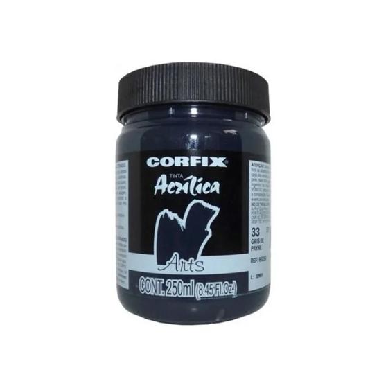 Imagem de Tinta Acrílica G1 Arts 033 Gris de Payne 250ml Corfix