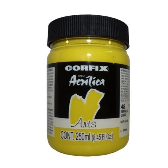 Imagem de Tinta Acrílica G1 Arts 048 Amarelo Limão 250ml Corfix