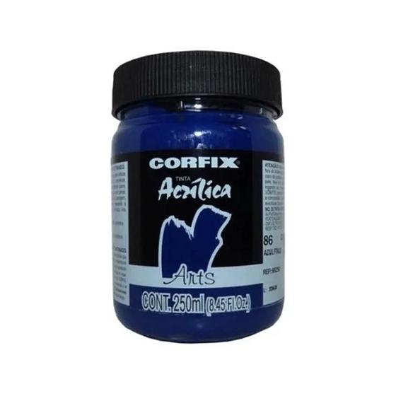 Imagem de Tinta Acrílica G1 Arts 086 Azul Ftalo 250ml Corfix