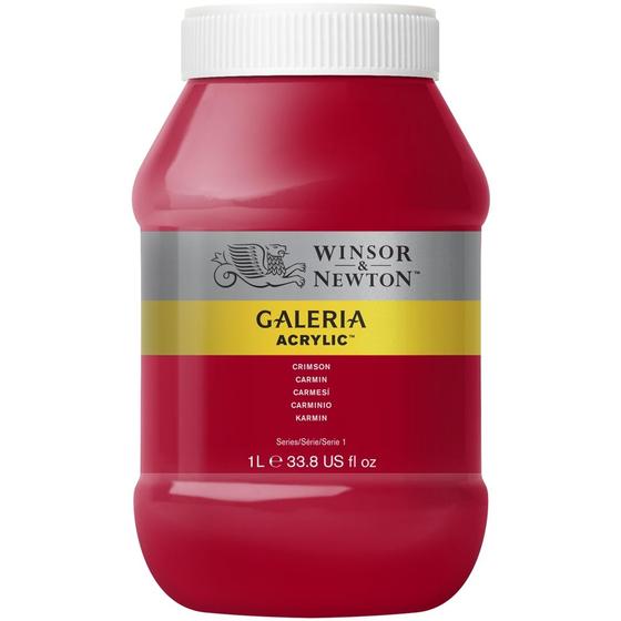 Imagem de Tinta Acrílica Galeria 1 Litro Crimson Winsor & Newton