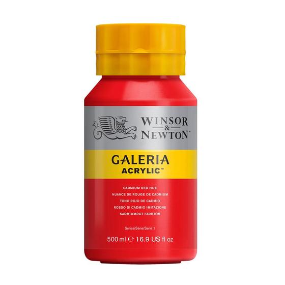 Imagem de Tinta Acrílica Galeria Winsor & Newton 095 Cadmium Red Hue 500 ml