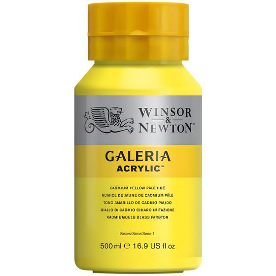 Imagem de Tinta Acrílica Galeria Winsor & Newton 114 Cadmium Yellow Pale Hue 500ml