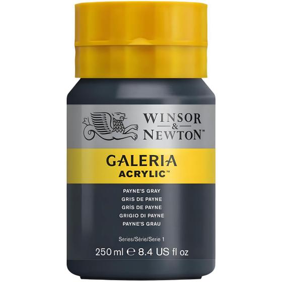 Imagem de Tinta Acrílica Galeria Winsor & Newton 465 Paynes Gray 250ml