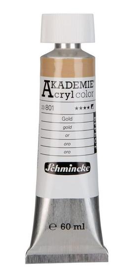 Imagem de Tinta Acrílica Importada Schmincke Akademie 60ml 801 Gold