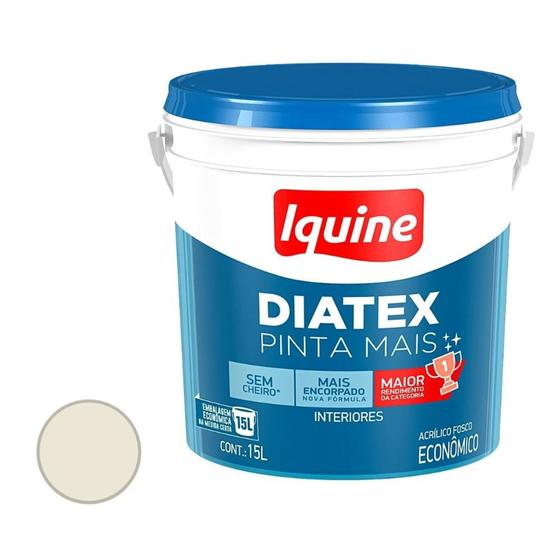 Tinta Acrilica Iquine Economica Fosco-Aveludado 15L Menor preço em Tinta Acrilica Iquine Economica Fosco-Aveludado 15L
