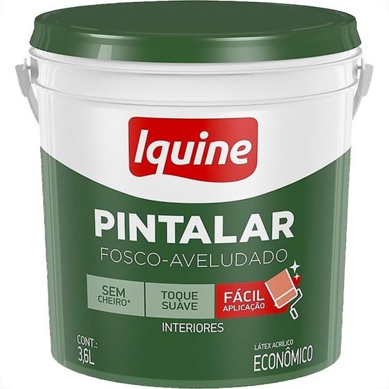 Imagem de Tinta Acrilica Iquine Pintalar 3,6L Branco Gelo