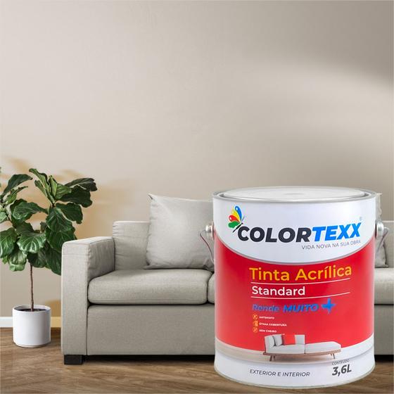 Imagem de Tinta Acrilica Latex Rende Muito + 3,6l Cores