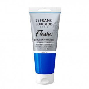 Imagem de Tinta Acrílica Lefranc Bourgeois Flashe 80ml S3 083 Fluorescent Blue