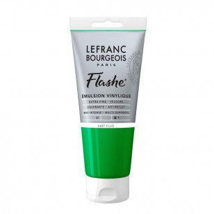 Imagem de Tinta Acrílica Lefranc Bourgeois Flashe 80ml S3 565 Fluorescent Green