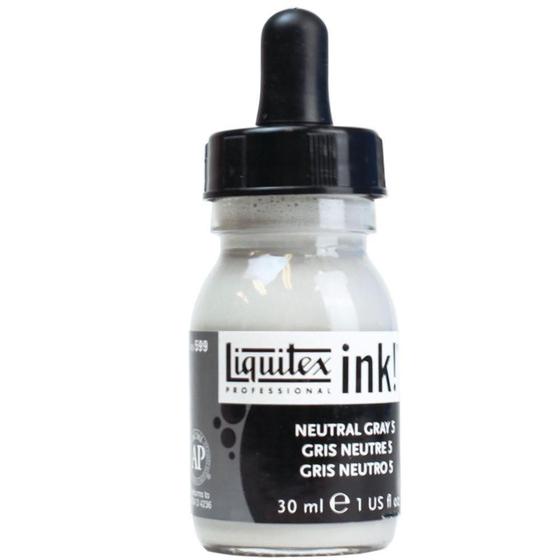 Imagem de Tinta Acrílica Líquida Liquitex 30ml 599 Neutral Gray 5