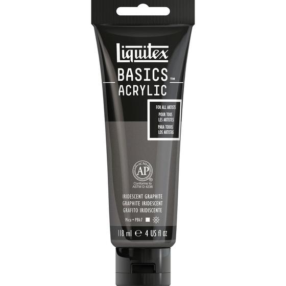 Imagem de Tinta Acrílica Liquitex Basics 118ml 049 Iridescent Graphite