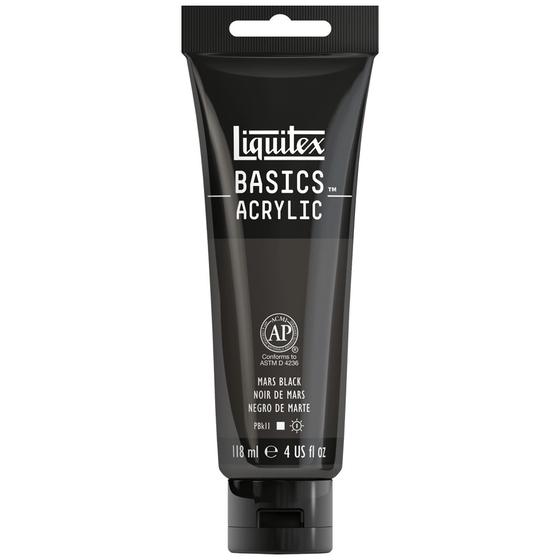 Imagem de Tinta Acrílica Liquitex Basics 118ml 276 Mars Black