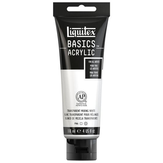 Imagem de Tinta Acrílica Liquitex Basics 118ml 430 Transparent Mixing White