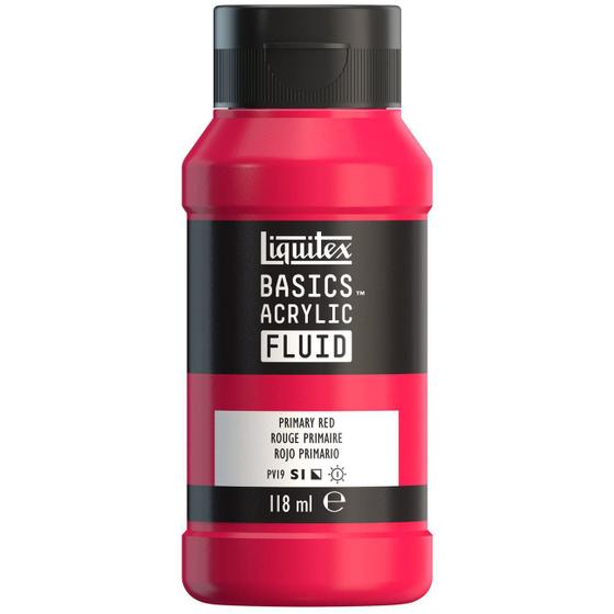 Imagem de Tinta Acrílica Liquitex Basics Fluid 118ml Primary Red