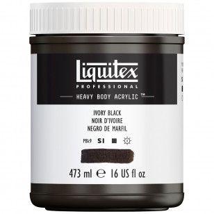 Imagem de Tinta Acrílica Liquitex Heavy Body 473ml S1 Ivory Black