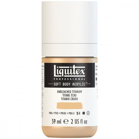 Imagem de Tinta Acrílica Liquitex Soft Body 59ml S1 434 Unbleached Titanium
