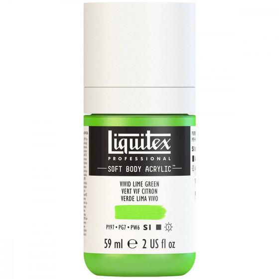 Imagem de Tinta Acrílica Liquitex Soft Body 59ml S1 740 Vivid Lime Green