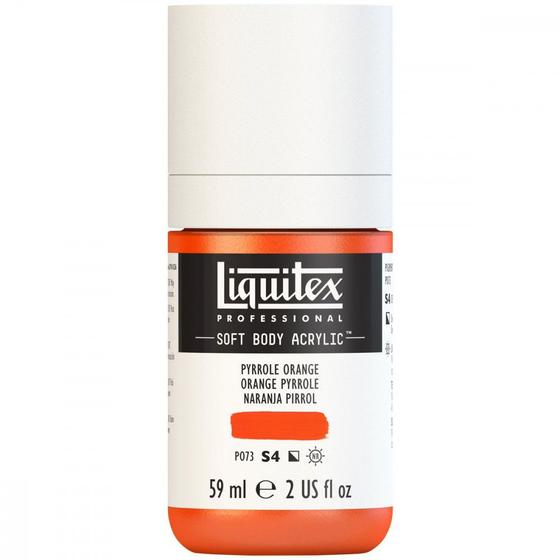 Imagem de Tinta Acrílica Liquitex Soft Body 59ml S4 323 Pyrrole Orange