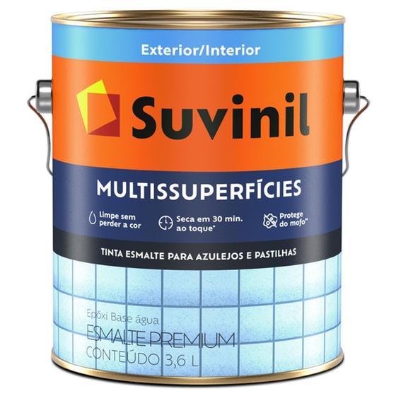 Imagem de Tinta acrílica Multissuperficies (Epóxi) Branco Acetinado 3,6Lt - Suvinil