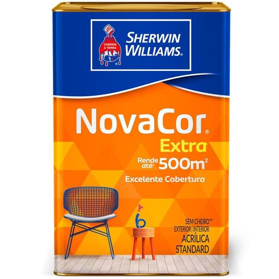 Tinta Acrílica Novacor Extra Standard Fosco Erva Doce 18 Litros Menor preço em Tinta Acrílica Novacor Extra Standard Fosco Erva Doce 18 Litros