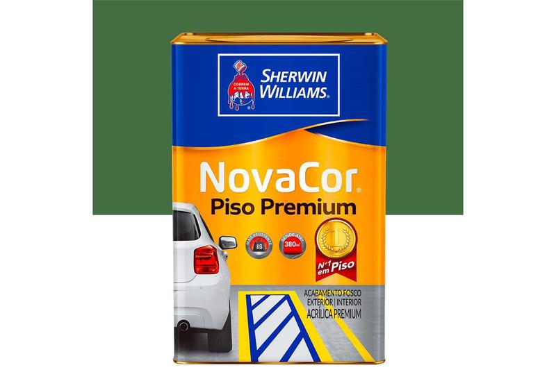 Tinta Acrílica Novacor Piso Mais Resistente Premium Verde 18 Litros Menor preço em Tinta Acrílica Novacor Piso Mais Resistente Premium Verde 18 Litros